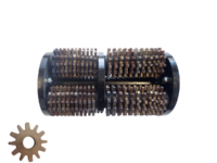 SCARIFIER DRUM ES-200-540 with Cutter STR-4 and Quantity of Cutters 88 pc. and Shaft Ø 12 mm and with a Quantity of Shafts 4 pc.