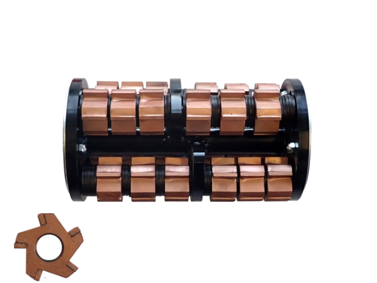 SCARIFIER DRUM ES-200-550 with Cutter	TMO-5.22 and Quantity of Cutters 24 pc. and Shaft Ø 12 mm with a Quantity of Shafts 4 pc.