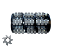 SCARIFIER DRUM ES-200-666 with Cutter	TMO-7.11 and Quantity of Cutters 45 pc. and 
Shaft Ø 10 mm and Quantity of Shafts	5 pc.