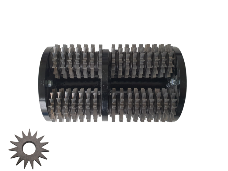SCARIFIER DRUM ES-200-680 with Cutter	TSR-5-15-50 and Quantity of Cutters	64 pc. and Shaft Ø of 12 mm and Quantity of Shafts	4 pc.