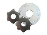 Acier traité avec plaques Tungstène insérée